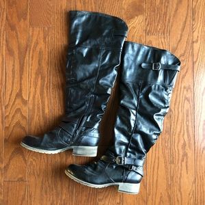 Women’s Tall Black Riding Boots